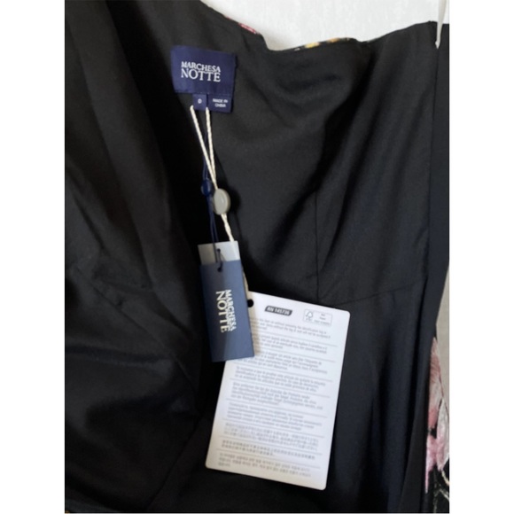 Marchesa Notte One Shoulder Gown - Picture 9 of 10